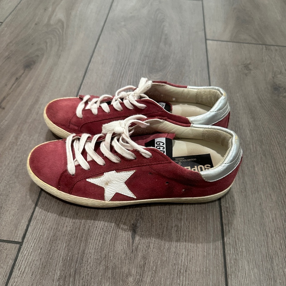 Red Suede golden goose